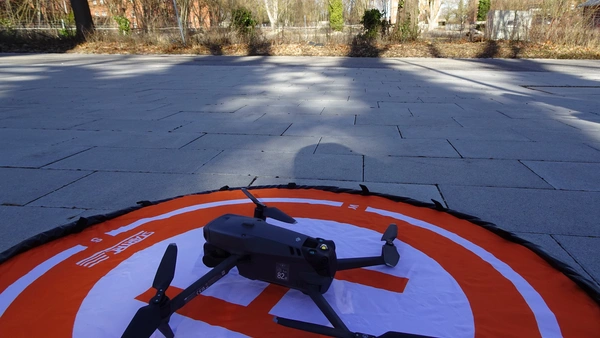 The analysis was carried out with this drone (Photo: THI).