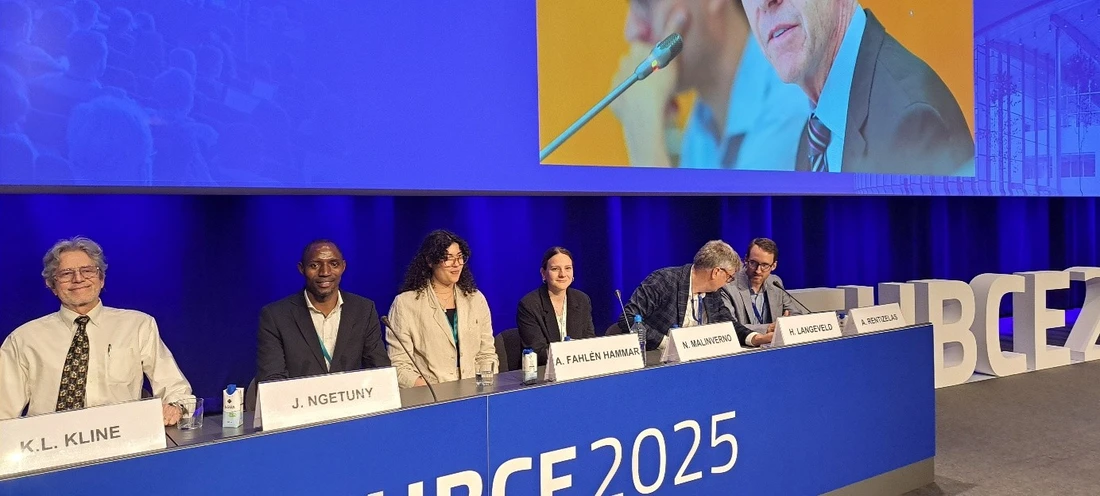 Joshua Ngetuny during a panel discussion at the EUBCE